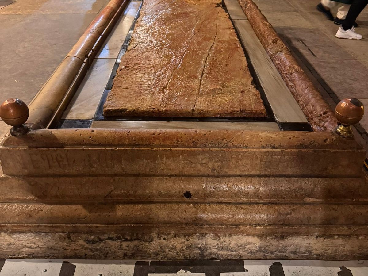 Piatra Ungerii din Biserica Sfântului Mormânt, Ierusalim