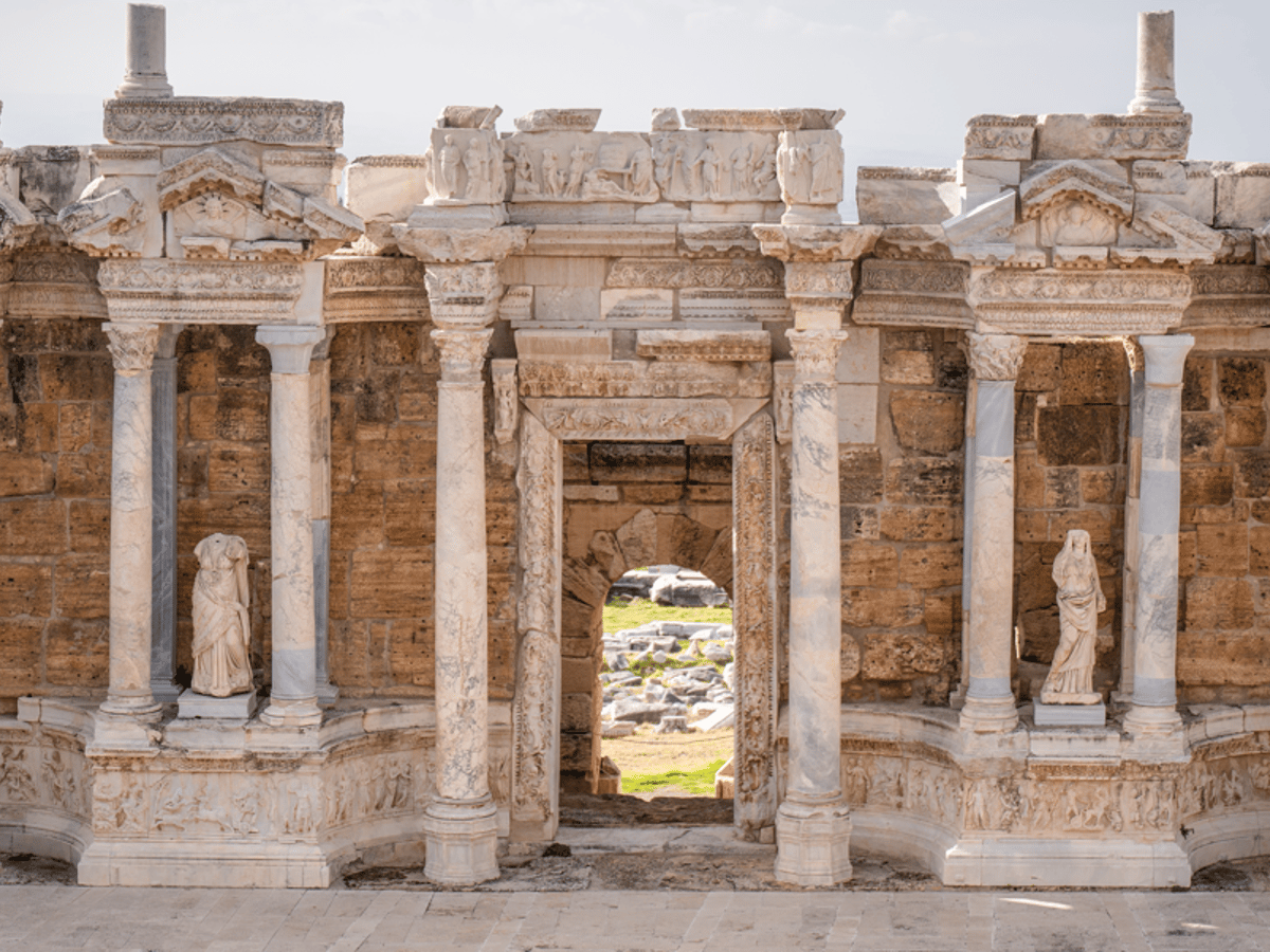 Scena teatrului antic din Hierapolis, Pamukkale
