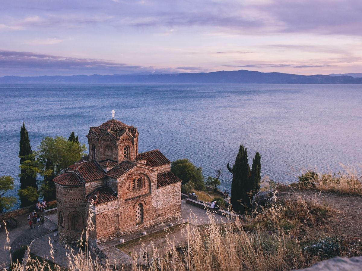 Lacul Ohrid și Biserica Sfântul Ioan Kaneo