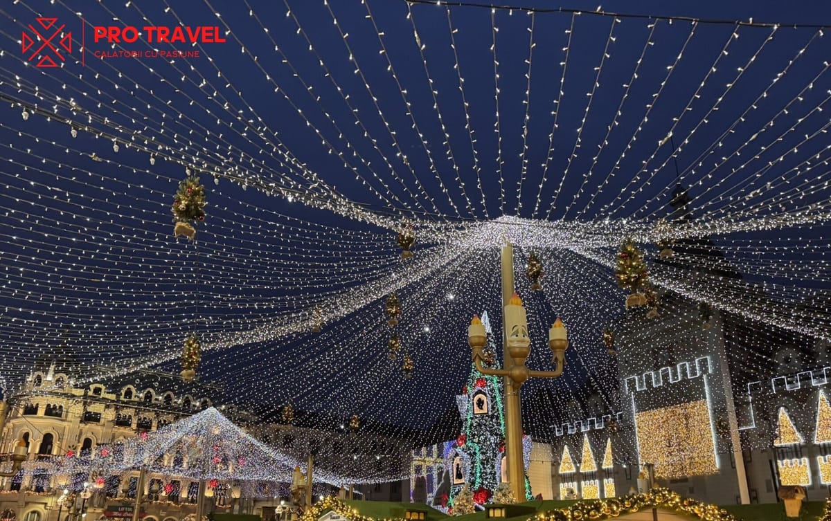 Luminițele Târgului de Crăciun din Craiova